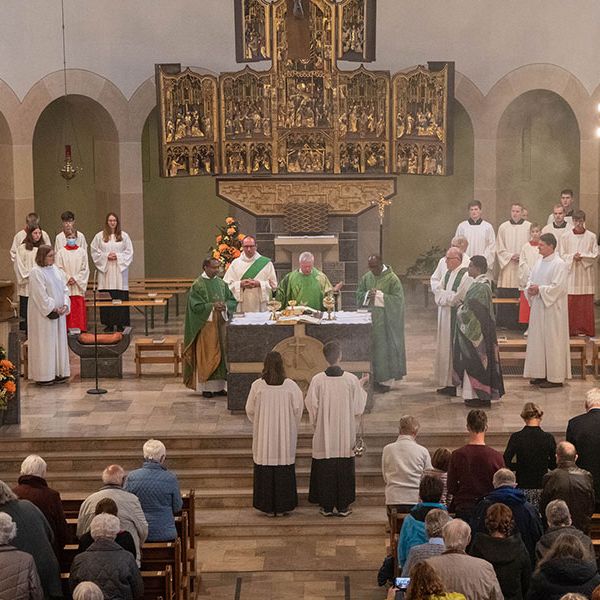 Dechant Johannes Arntz verabschiedete sich am Samstag, 1. Oktober 2022, in einem Gottesdienst von den Coesfeldern.